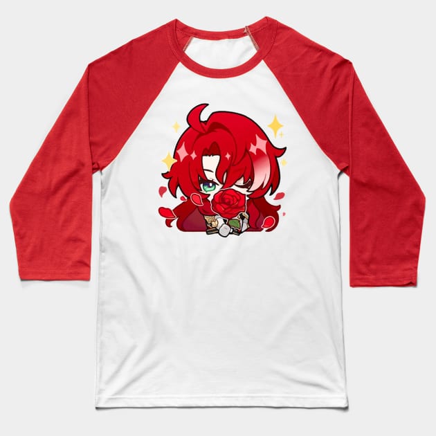 Honkai Star Rail Chibi Argenti Baseball T-Shirt by HoyoStan